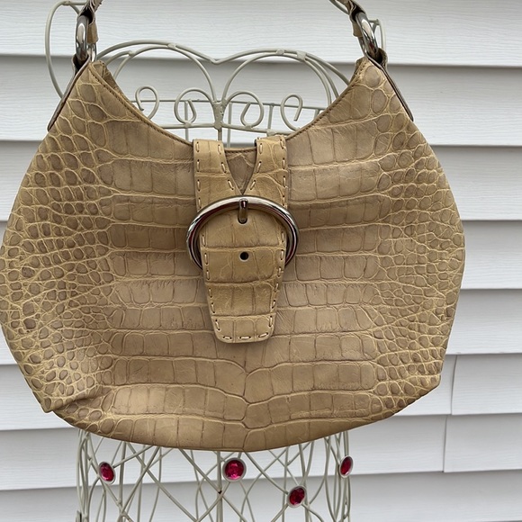 Desmo made in Italy beautiful croco leather hobo bag In great condition - Picture 2 of 6